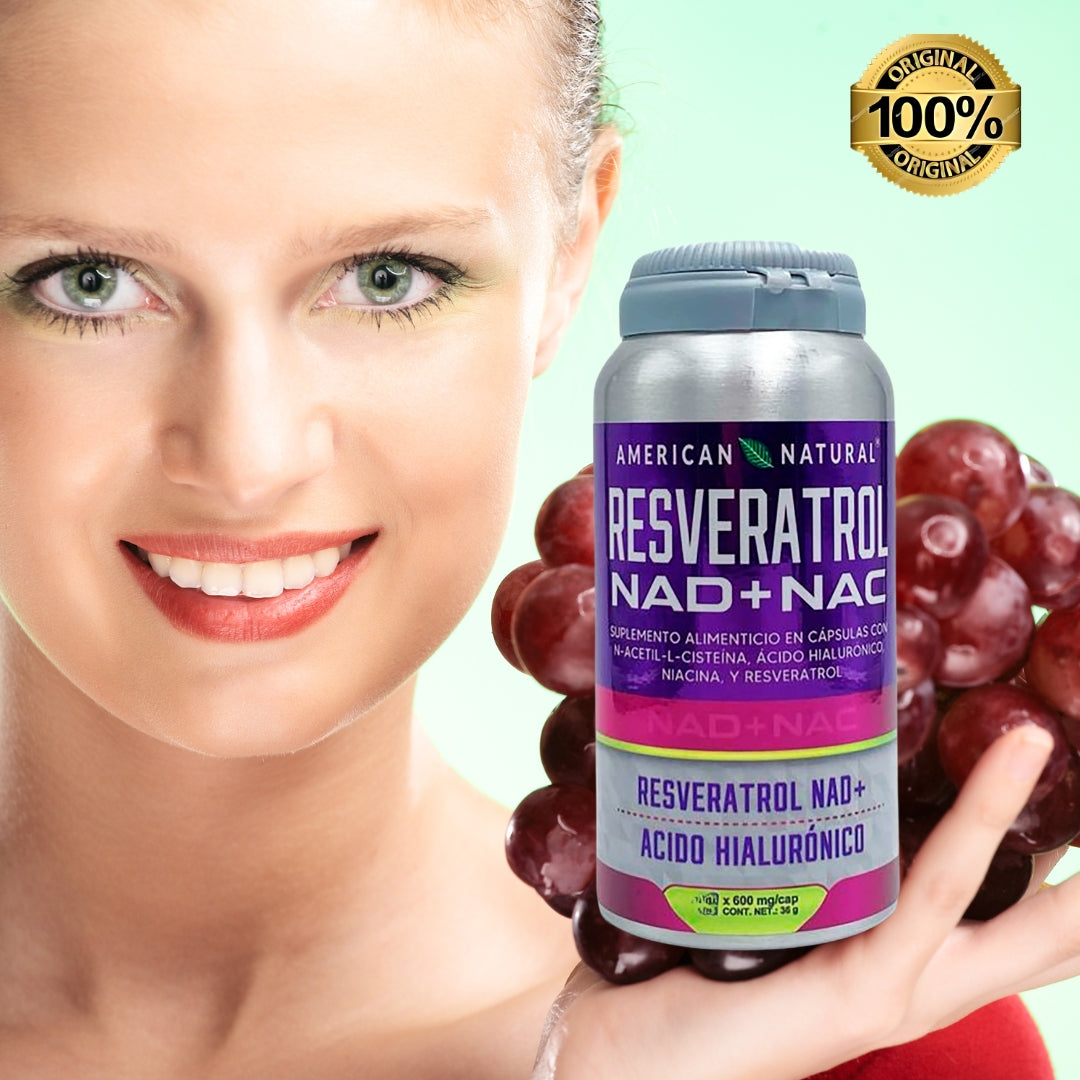 RESVERATROL NAD+NAC ETIQ MORADA