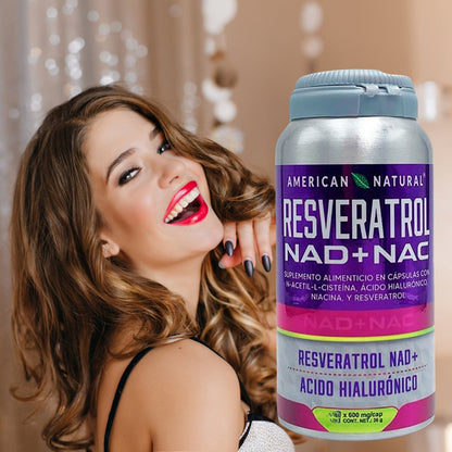 RESVERATROL NAD+NAC ETIQ MORADA