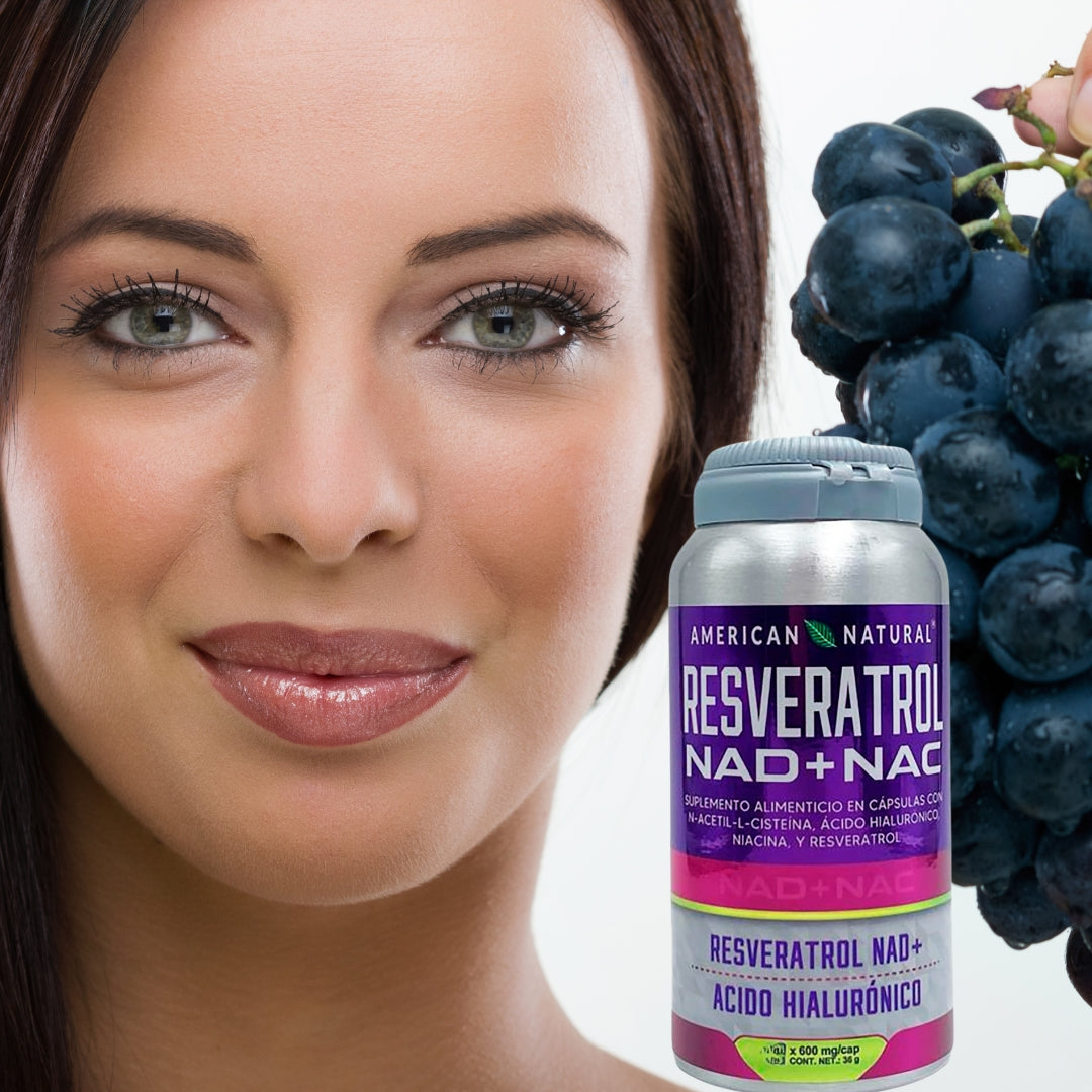 RESVERATROL NAD+NAC ETIQ MORADA