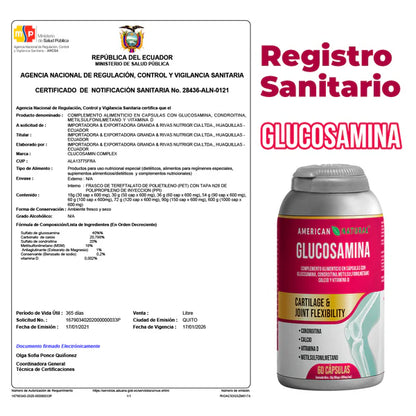 SUPER GLUCOSAMINA 60 CPASULAS